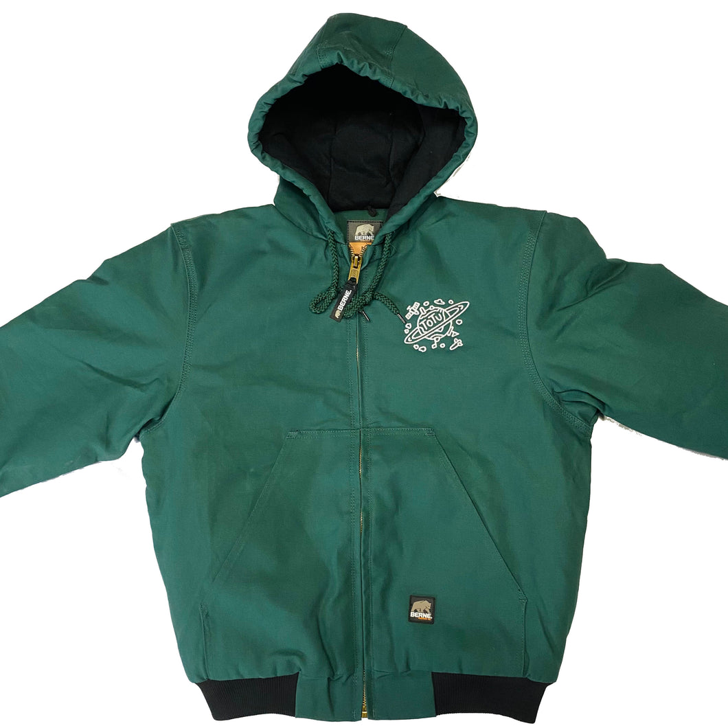 Star Green Hooded Jacket