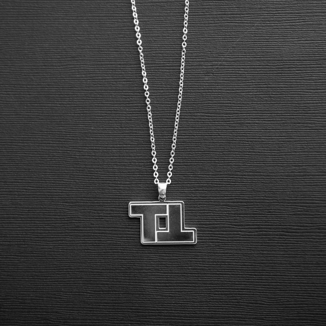 Double T Monogram Necklace